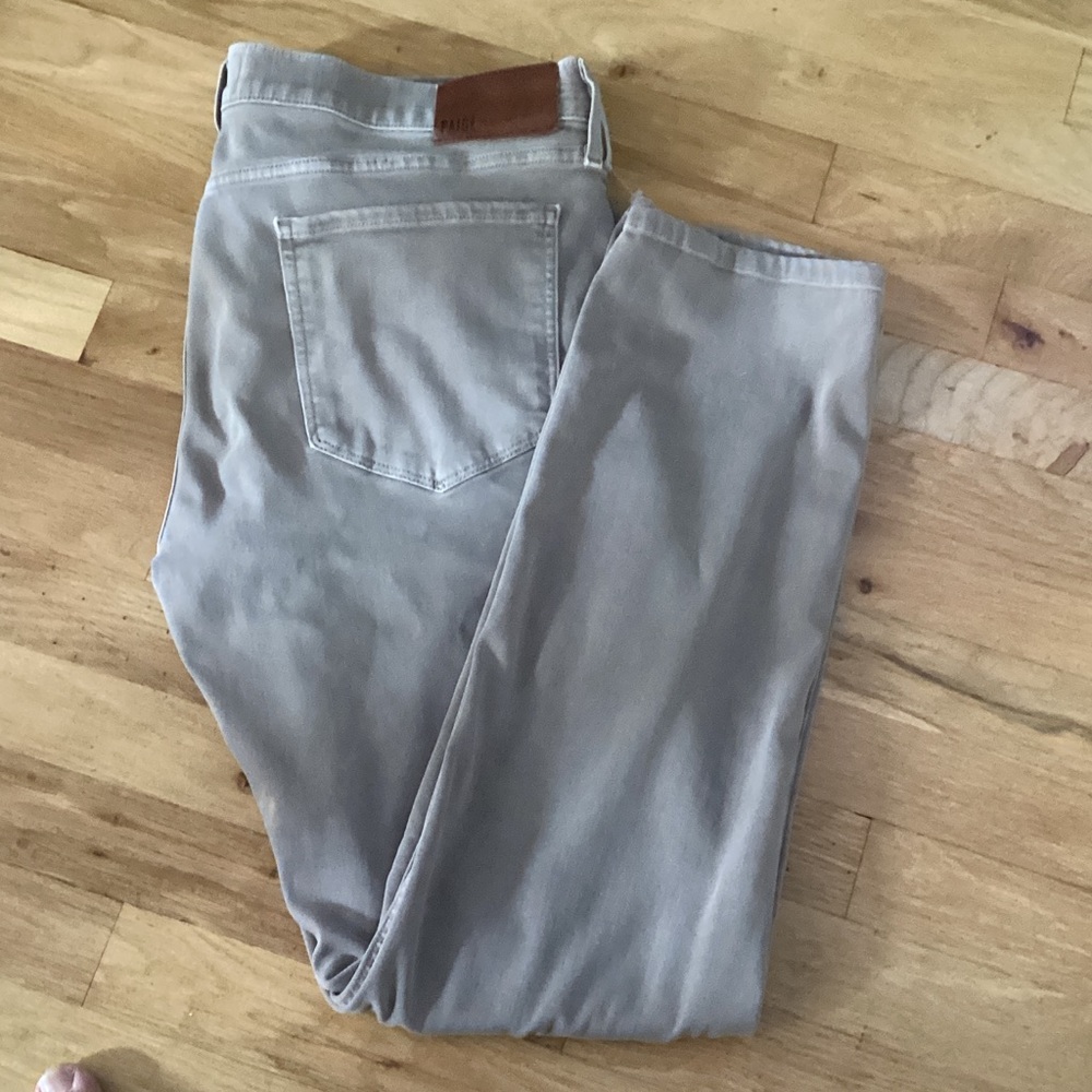 PAIGE Men's Slim Chinos in Light Taupe size 36